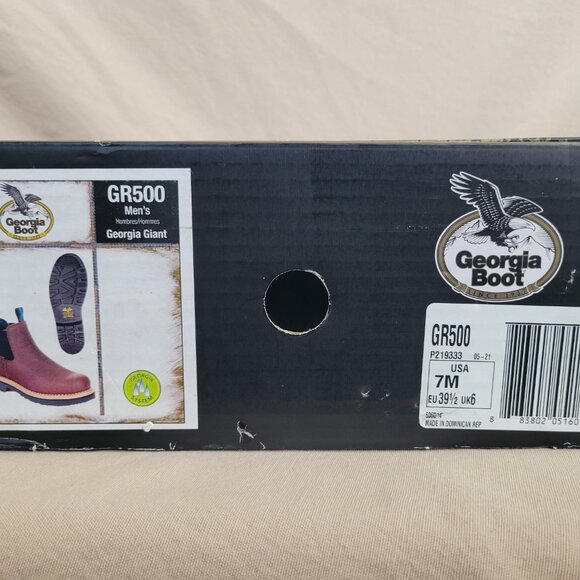 Georgia Giant Waterproof High Romeo Boot, Soft Toe, Size 7M/9W USA UK 6 GR500 - Picture 10 of 11